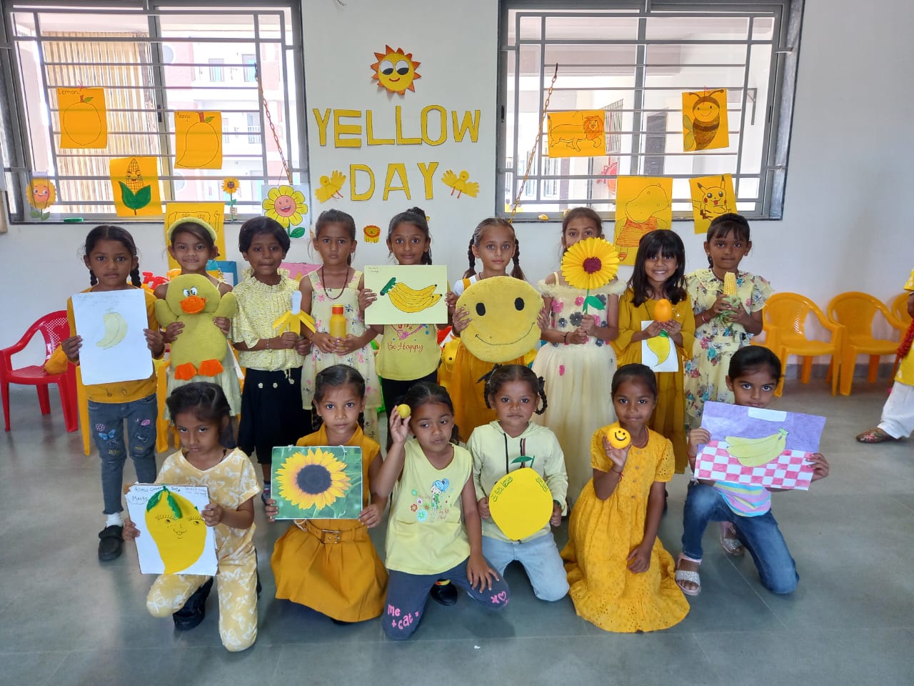 Sabari Patod Pre Primary Yellow Day Celebration 2022-2023